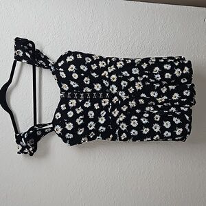 American Rag Daisy Skirted Romper sz M EUC